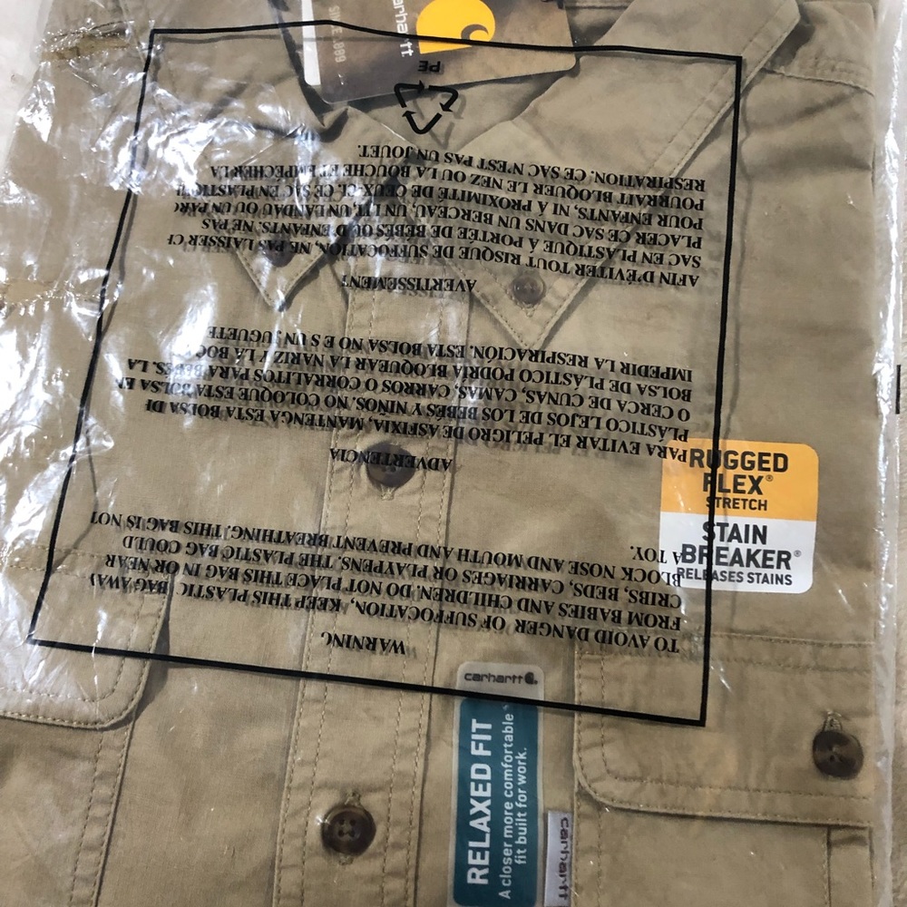 Carhartt rugged flex stain breaker short sleeve